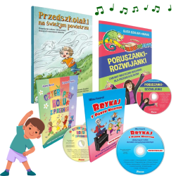 ZABAWY i AKTYWNOŚCI w przedszkolu - zestaw do rozwoju muzyczno-ruchowego