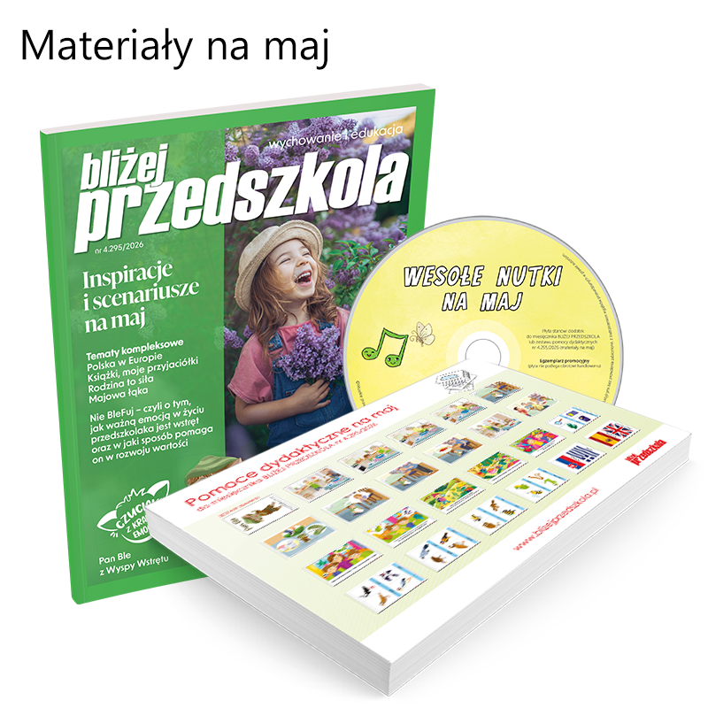 Miesięcznik + zestaw pomocy dydaktycznych 04.295/2026 - materiały na maj