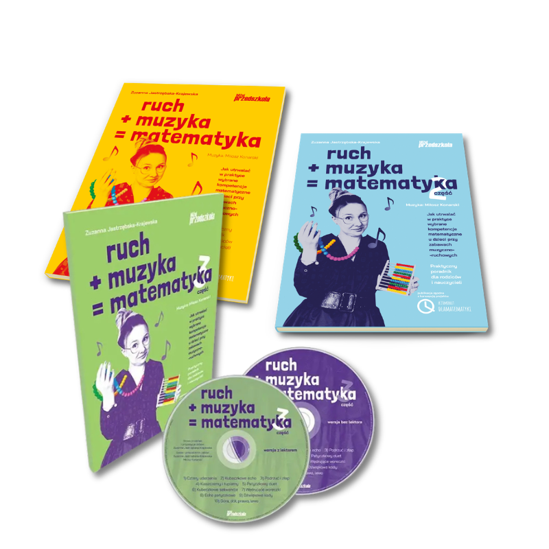 Ruch plus muzyka równa się matematyka - zestaw 3 części