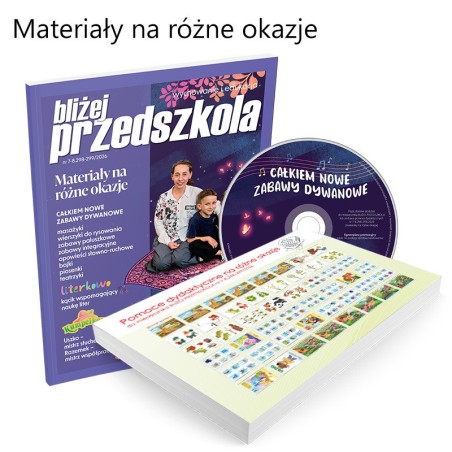 Miesięcznik + zestaw pomocy dydaktycznych 07-8.298-299/2026 - materiały na różne okazje