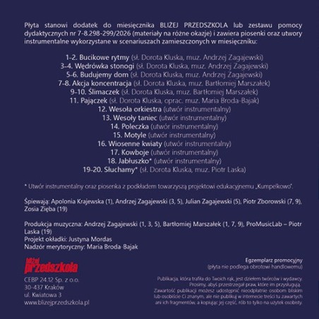 Zestaw pomocy dydaktycznych + CD nr 07-8.298-299/2026 - materiały na różne okazje