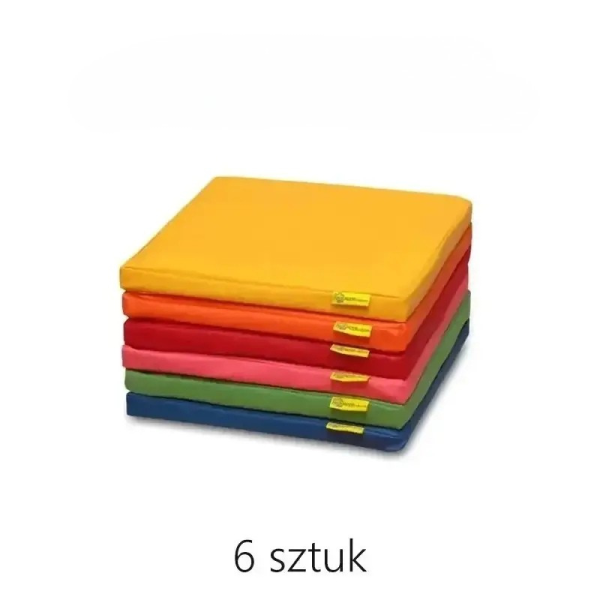 Poduszki gr. 3 cm ekoskóra kwadratowe - RÓŻNE ZESTAWY