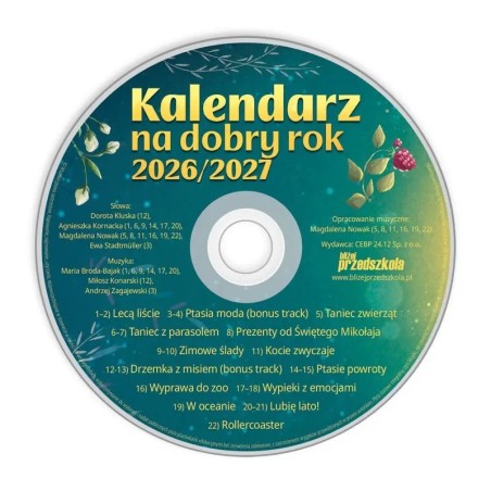 Kalendarz na dobry rok + kalendarz przedszkolaka 2026/2027
