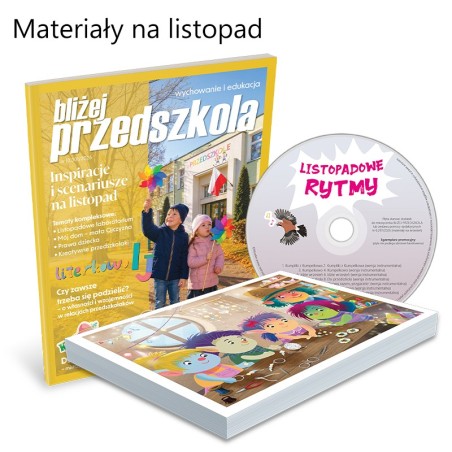 Miesięcznik + zestaw pomocy dydaktycznych 10.301/2026 - materiały na listopad