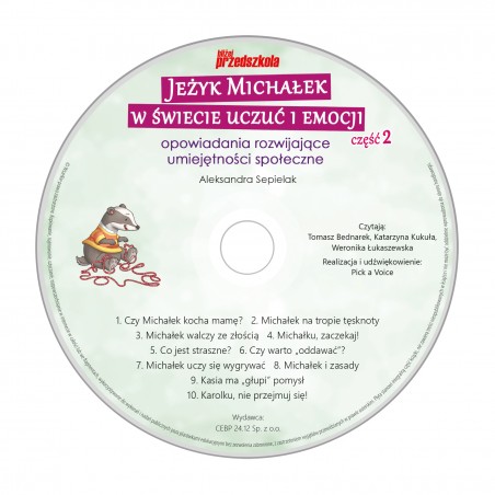 Jeżyk Michałek w świecie uczuć i emocji cz. 2. Audiobook CD + konspekty