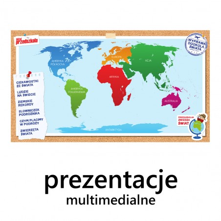 Przedszkolak zwiedza świat, cz. I - Wyprawa dookoła świata  (ebook z piosenkami w streamingu i pomocami w formie mulimediów)