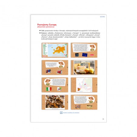 Przedszkolak zwiedza świat, cz. II - Europa  (ebook z piosenkami w streamingu i pomocami w formie mulimediów)