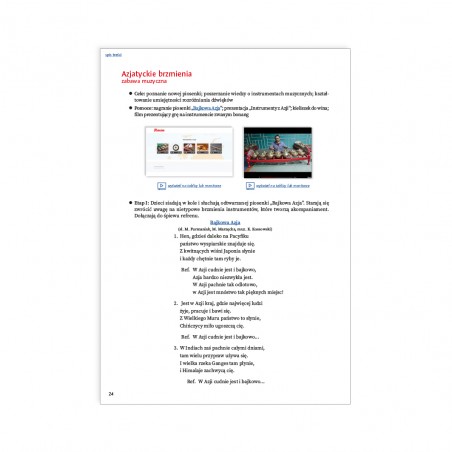 Przedszkolak zwiedza świat, cz. III - Azja (ebook z piosenkami w streamingu i pomocami w formie mulimediów) )