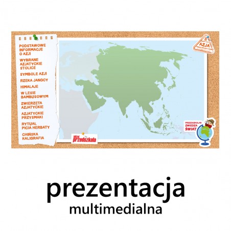 Przedszkolak zwiedza świat, cz. III - Azja (ebook z piosenkami w streamingu i pomocami w formie mulimediów) )