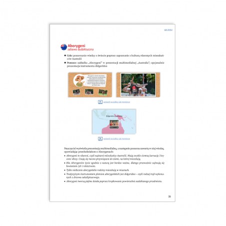 Przedszkolak zwiedza świat, cz. IV - Australia  (ebook z piosenkami w streamingu i pomocami w formie mulimediów)