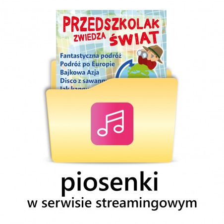 Przedszkolak zwiedza świat, cz. V - Afryka  (ebook z piosenkami w streamingu i pomocami w formie mulimediów)