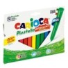 Kredki świecowe trójkątne 12 kolorów Carioca